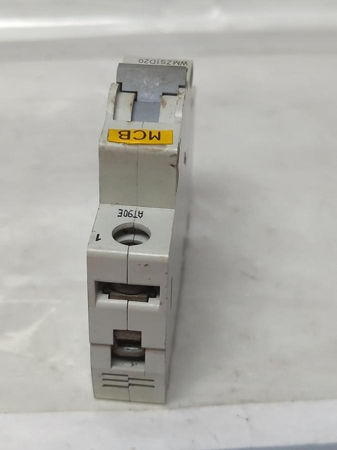 Used EATON,WMZS1D20,1-POLE CIRCUIT BREAKER PRE-OWNED