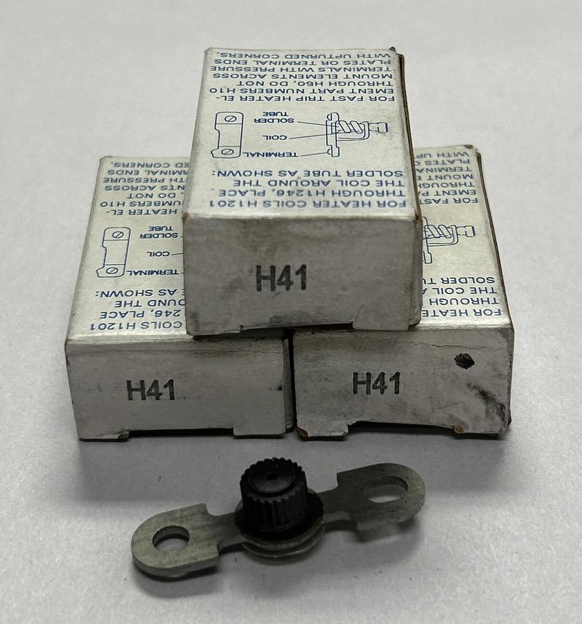 EATON,H-41,OVERLOAD THERMAL HEATER LOT OF 3 NOS