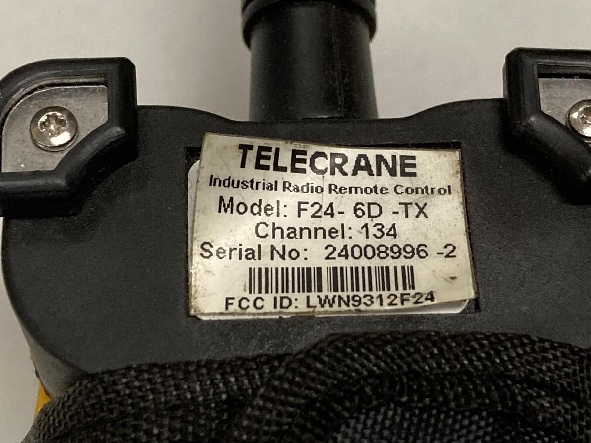 Used Telecrane Industrial,F24-6D-TX,Radio Remote Control
