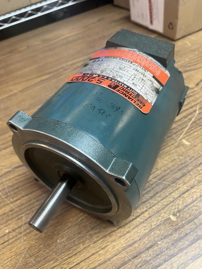 Used RELIANCE,A77B5902P,S-2000 AC MOTOR 1/3HP EA56C 3450RPM 3PH