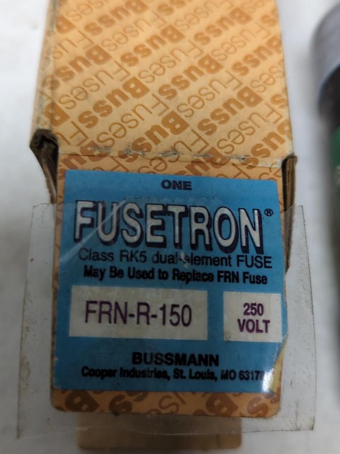 BUSSMANN,FRN-R-150,FUSETRON 150 AMP FUSE NOS
