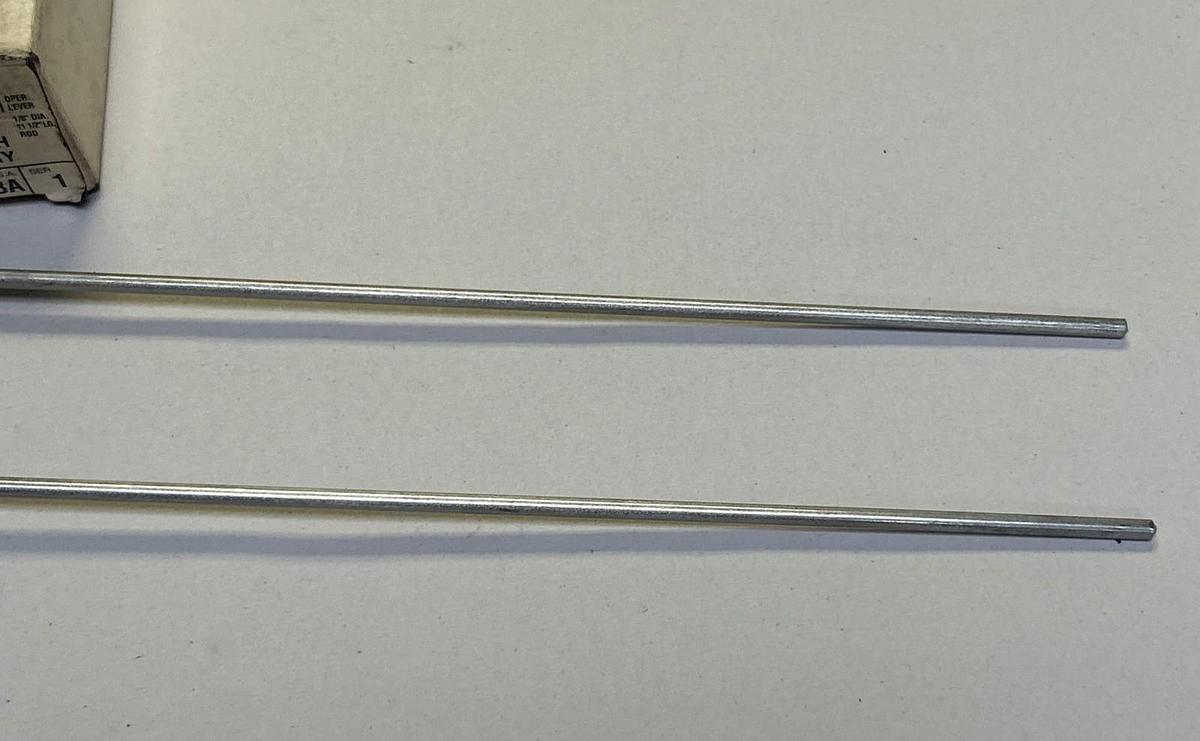 ALLEN BRADLEY,802T-W3A,STAINLESS STEEL ROD 11.5INCH LOT OF 2 NOS