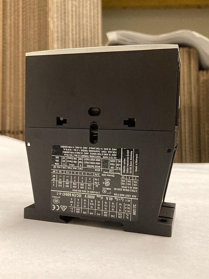 Used Eaton,XTCE018C10T,Contactor 24VAC