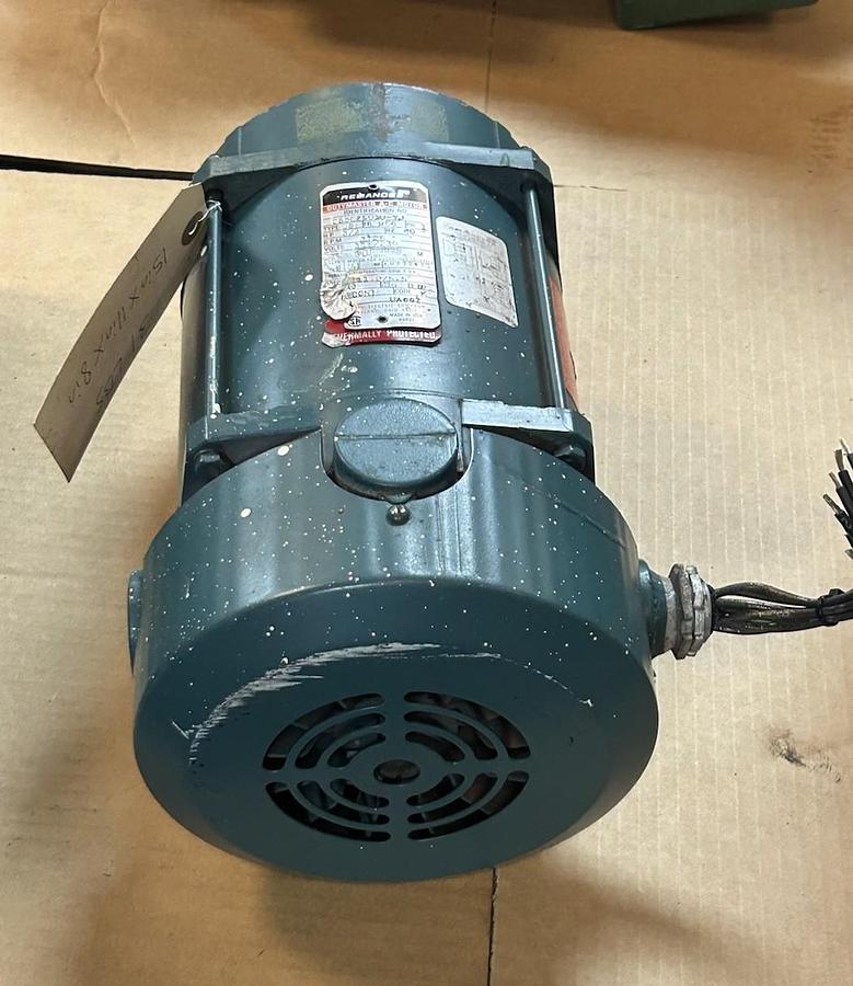 Used RELIANCE,CS,AC MOTOR 3/4HP 115/230V 1725RPM 1PH M56 FRAME