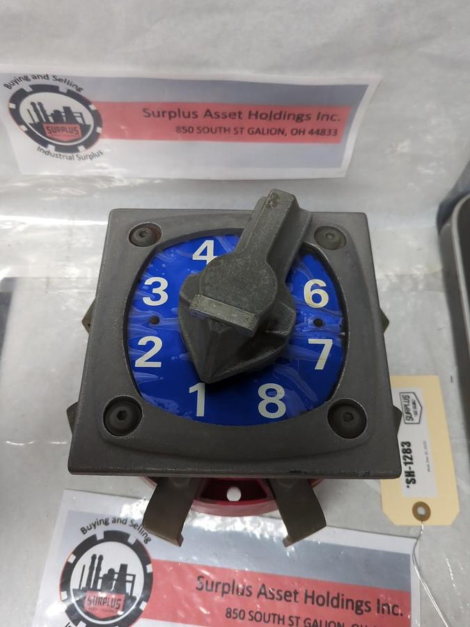 Used LEXINGTON SWITCH & CONTROLS,SW-408-90,8-POS SWITCH 400AMP 600V 60HZ PRE-OWNED