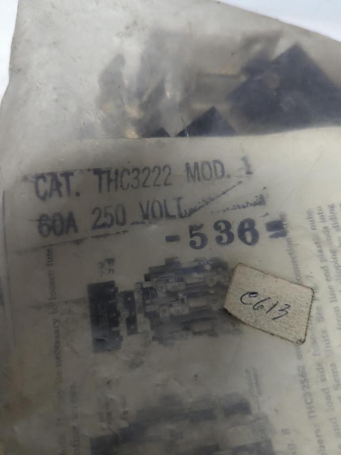 GENERAL ELECTRIC,THC3222,FUSUNG KIT 60 AMP 250 V NOS