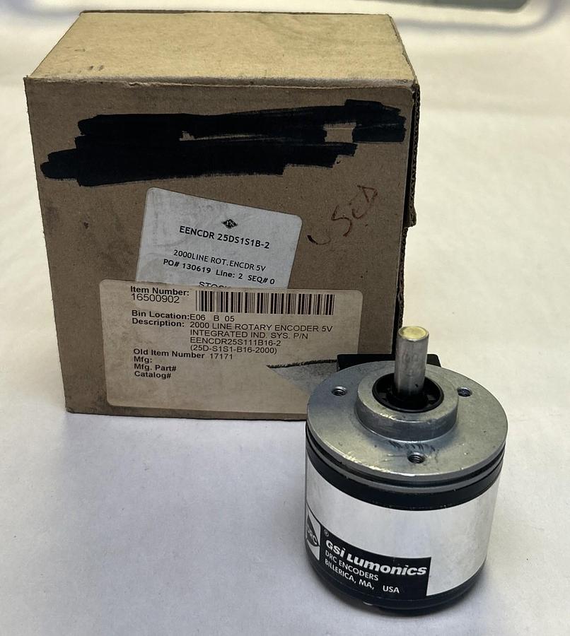 Used GSI LUMONICS,25D-S1S1-B16-2000,ROTARY ENCODER
