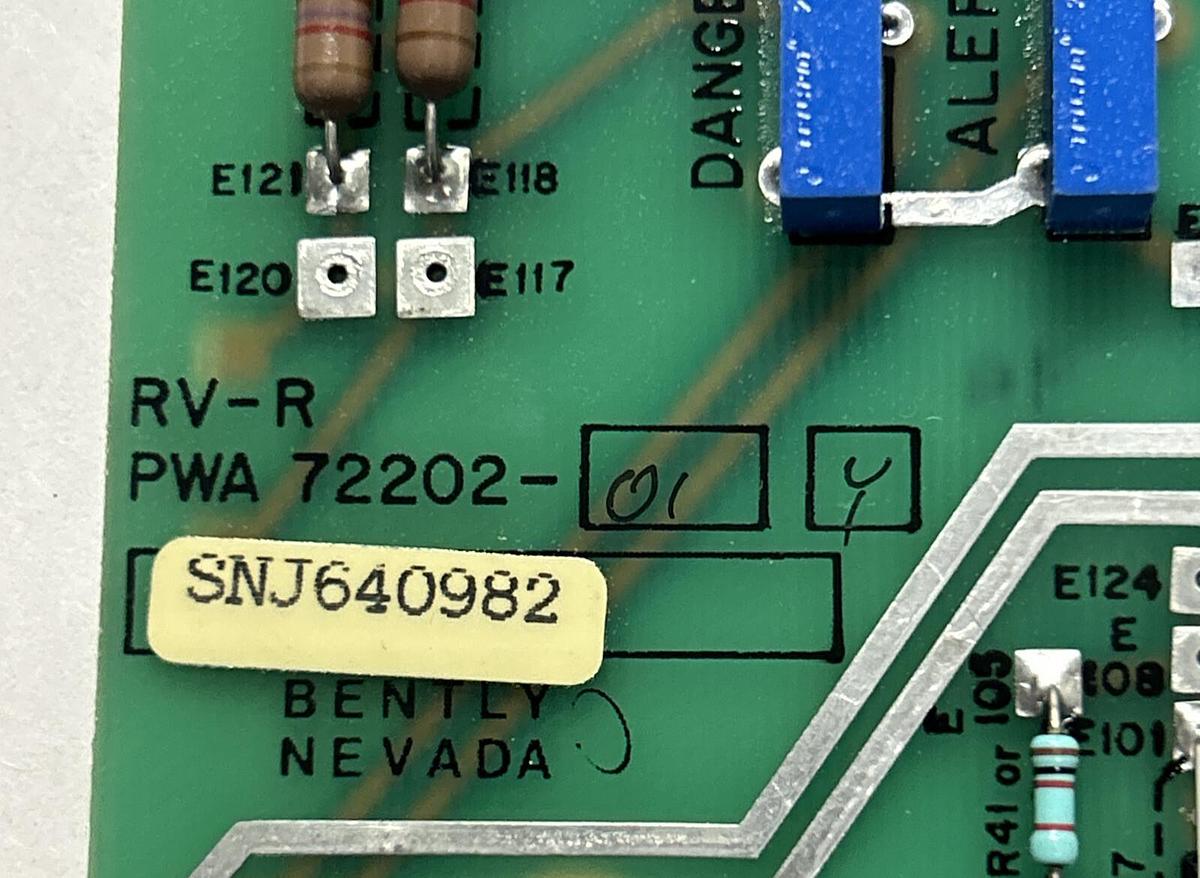 Used BENTLEY NEVADA,PWA72202-01,PC CIRCUIT BOARD
