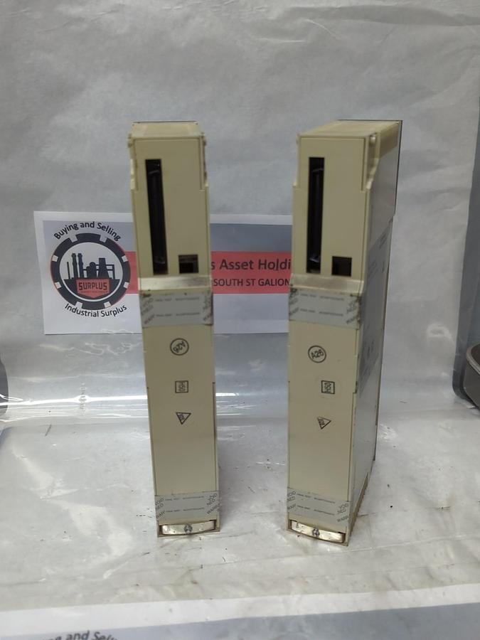 Used SCHNEIDER AUTOMATION,140 AVO 020 00,TSX QUANTUM ANALOG  MODULE LOT OF 2 USED