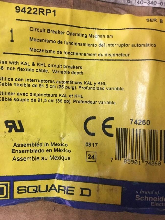 SQUARE D,9422RP1,OPERATING MECHANISIM New In factory packaging