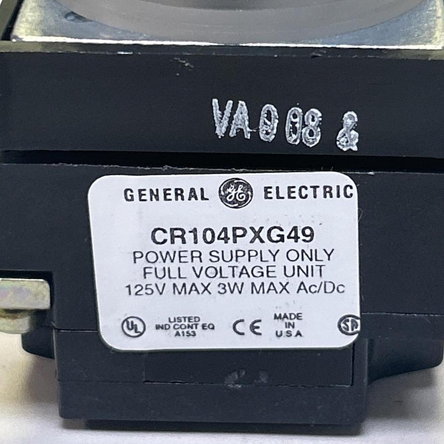GENERAL ELECTRIC,CR104PXG49,GREEN INDICATING LIGHT NOS