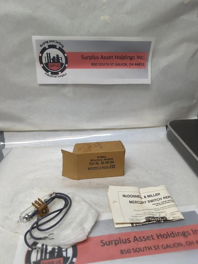 MCDONNELL & MILLER,SA-150-124,3-WIRE SWITCH NOS