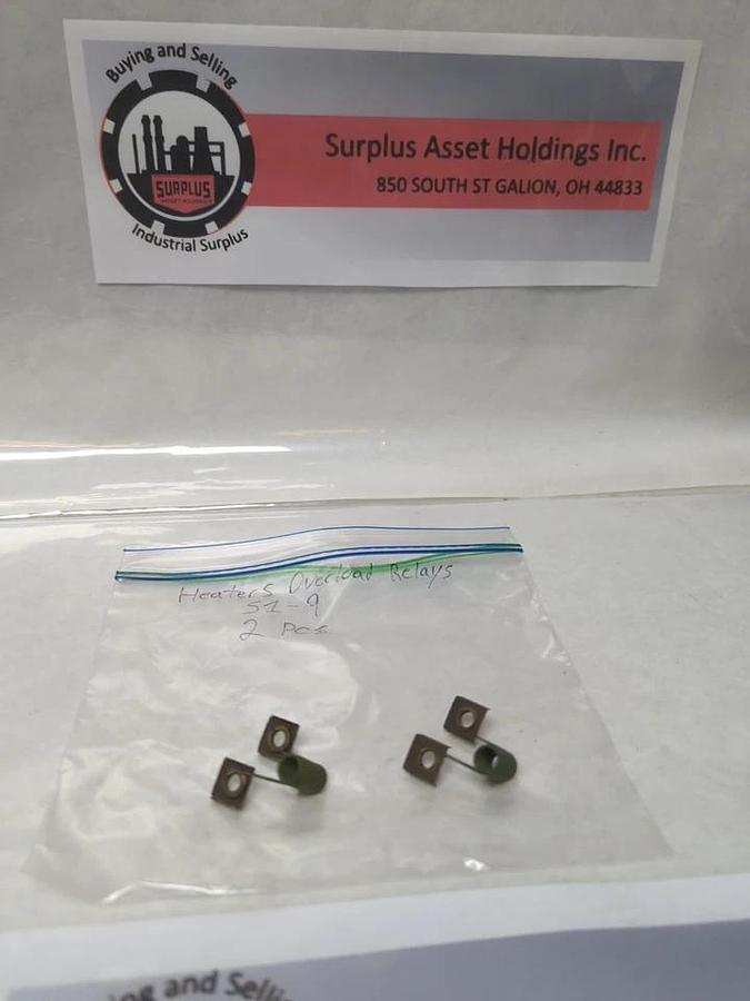Used JOSLYN CLARK,S1-9,OVERLOAD THERMAL HEATER ELEMENT LOT OF 2 PRE-OWNED