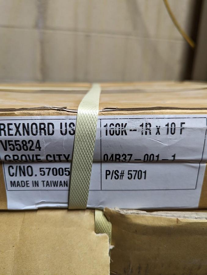 REXNORD,160K-1R X 10 F,ROLLER CHAIN 04R37-001-1 SEALED BOX