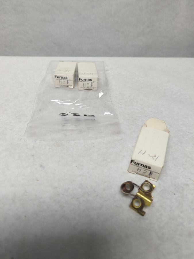 FURNAS,H-21,OVERLOAD HEATER ELEMENT LOT OF 3 NOS