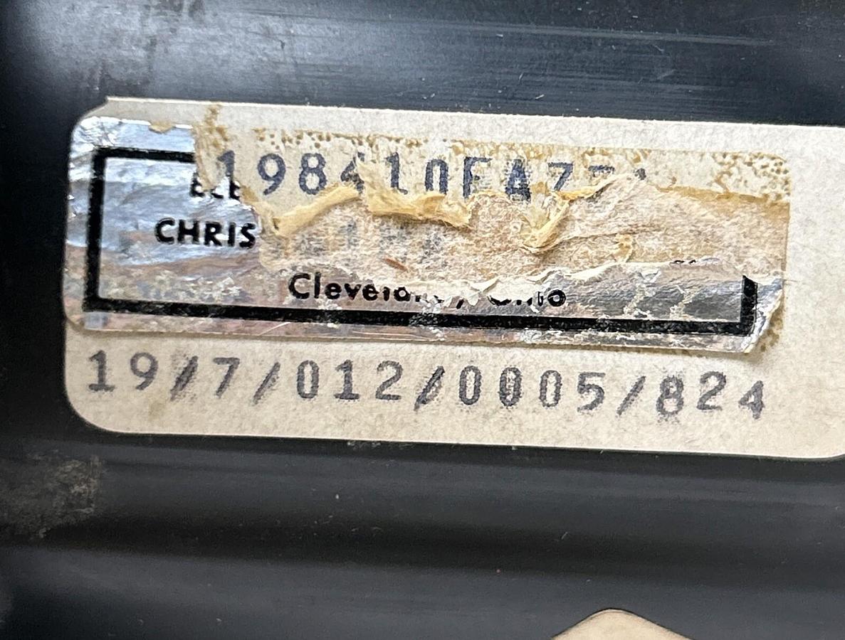 Used GENERAL ELECTRIC,50-198410FAZZ1,PANEL METER 0-5 A-C AMPERES