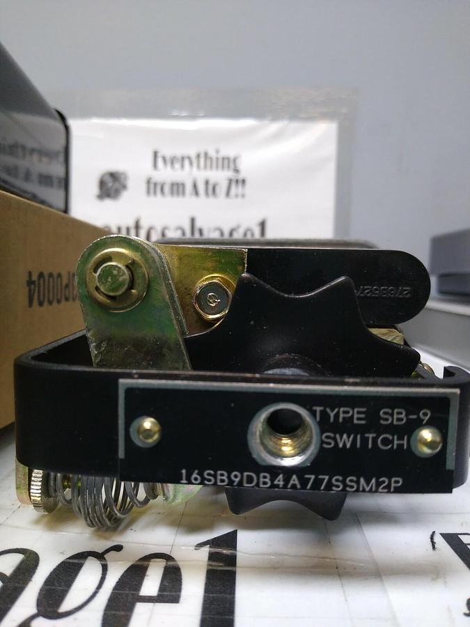 Used General Electric,16SB9DB4A77SSM2P,Rotary Switch TYPE SB-9 NOS