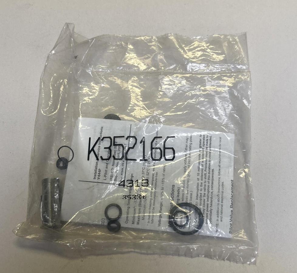 PARKER,K352166,L-PILOT SEAL KIT NOS