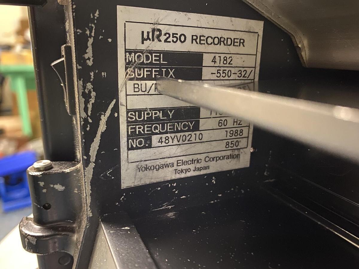 Used YOKOGAWA,4182,UR-250 RECORDER