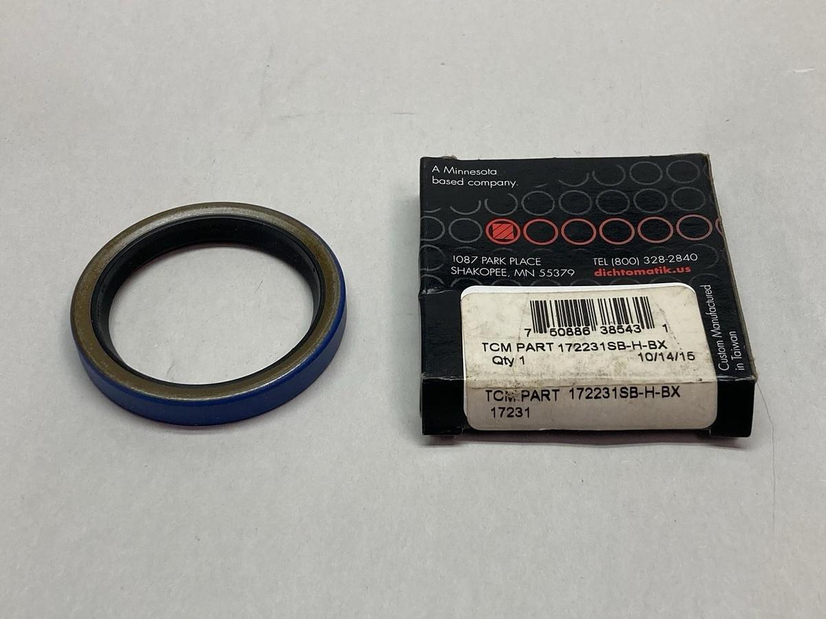 Dichtomatik,172231SB-H-BX,TC Double-Lip with Inner Spring