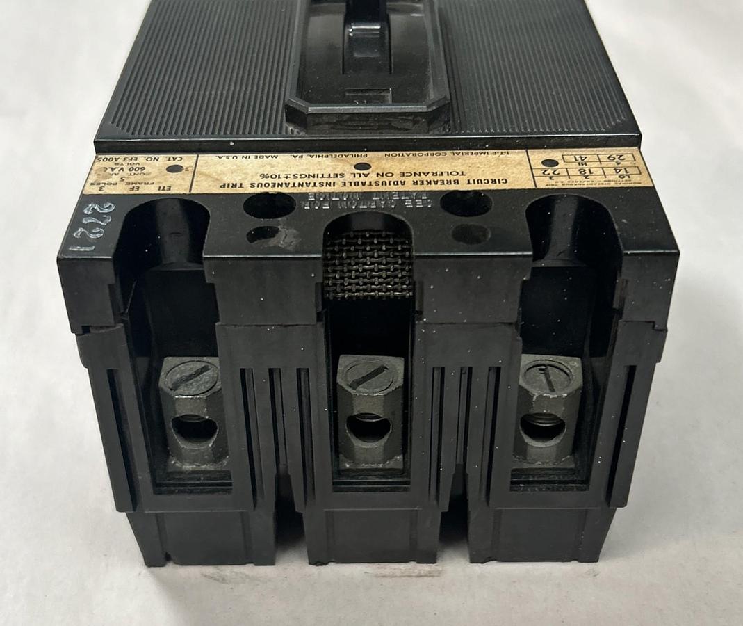 Used ITE,EF3-A005,CIRCUIT BREAKER 5A 600V 3P