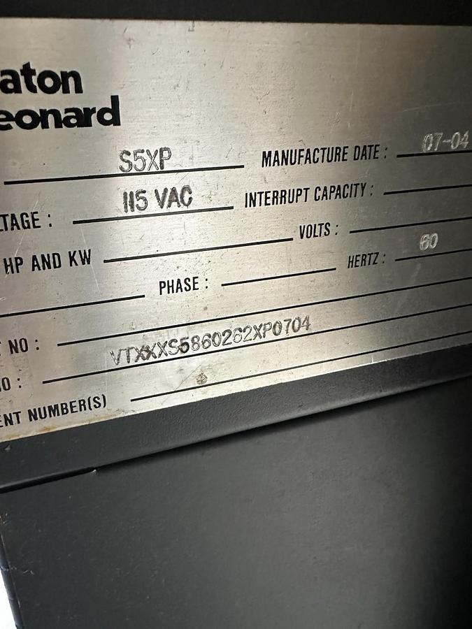 Used Eaton Leonard,S5XP,Vector Measuring Machine