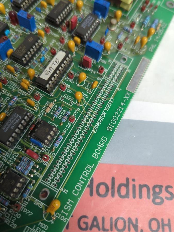 Used ISM,5I002214-XX,CONTROL BOARD PHL 14/04/02 PRE-OWNED