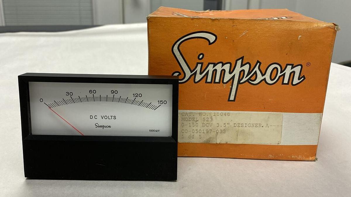 Used Simpson,15046,Panel Meter New In Box