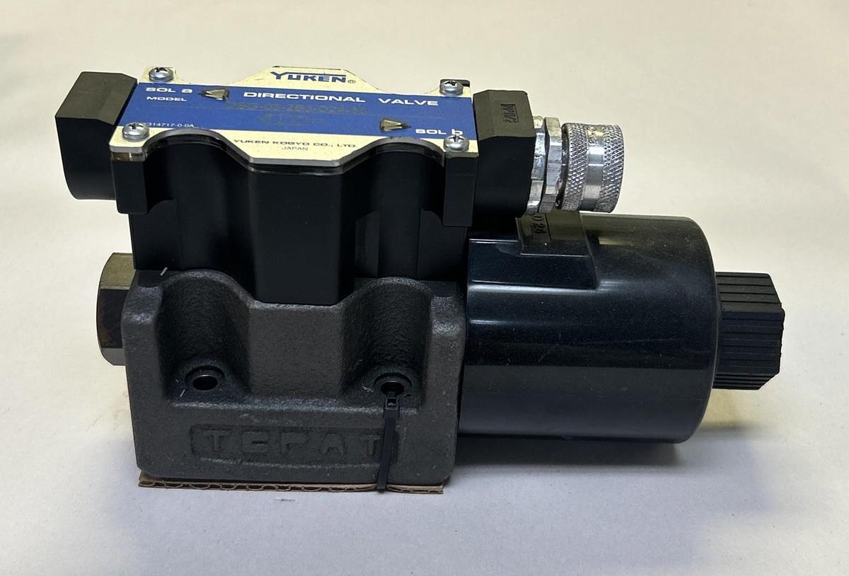 Used YUKEN,DSG-03-2B3-D24-50,HYDRAULIC DIRECTIONAL VALVE