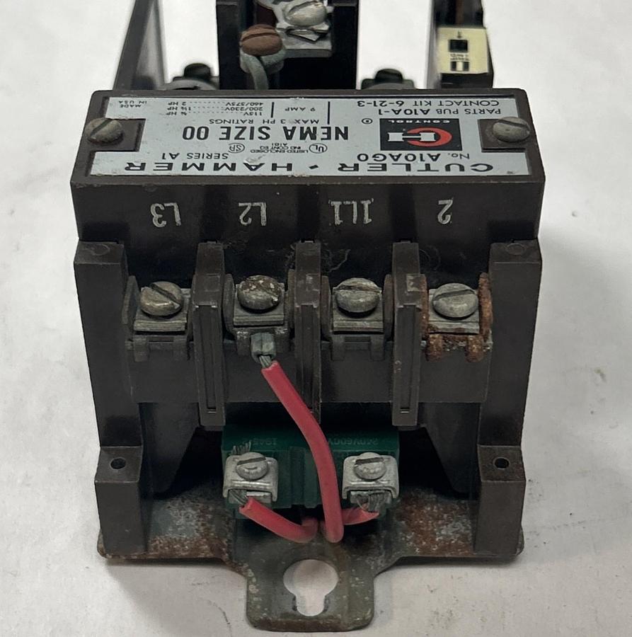 Used CUTLER-HAMMER,A10AG0,MOTOR STARTER SIZE 00