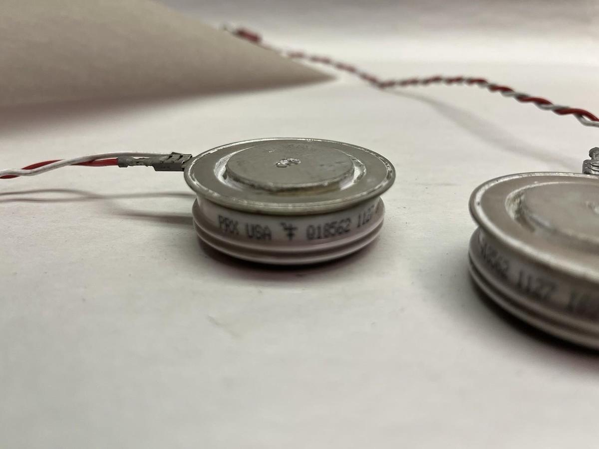 Used Powerex PRX,Q18562,Press Pak Thyristor LOT OF 2 USED