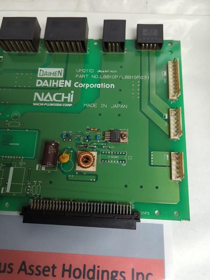 Used DAIHEN/NACHI,L8810P (L8810P03),CIRCUIT BOARD PRE-OWNED