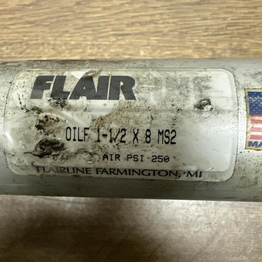 Used Flair Line,OILF 1 1/2 X 8 MS2,Air Cylinder