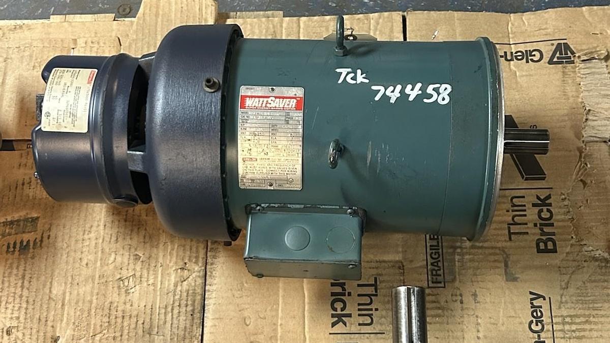 Used LEESON,131256.00,BRAKE MOTOR 5HP 208-230/460V 1740RPM3PH J184TC FRAME