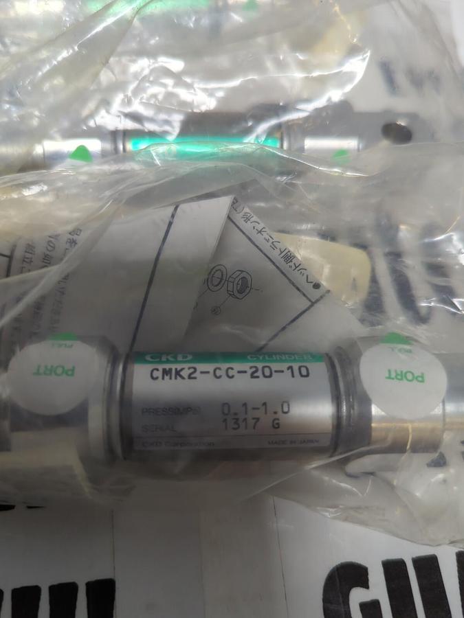 CKD CYLINDERS,CMK2-CC-20-10,PNEUMATIC CYLINDERS LOT OF 4 NOS