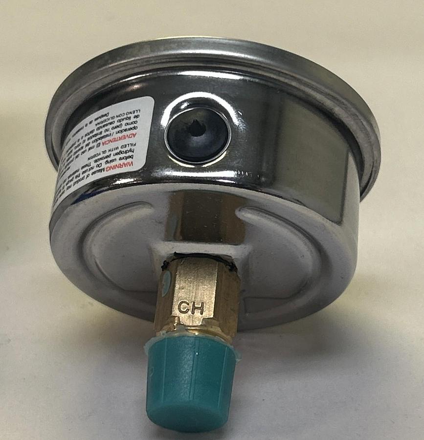 GRANGER,5WZ69,PRESSURE GAUGE 200PSI 2-1/2INCH NOS