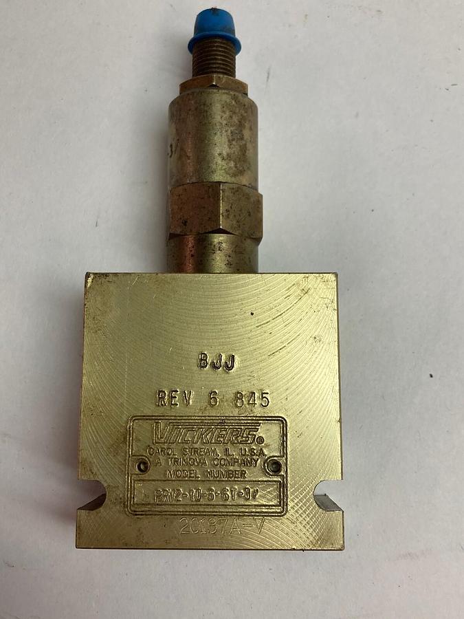 Used Vickers,PRV2-10-S-6T-3,Pressure Reducing Valve 20197A-V