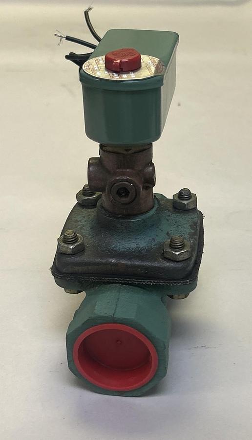 Used ASCO,J8335B7,SOLENOID VALVE 110/120V 1-1/4INCH