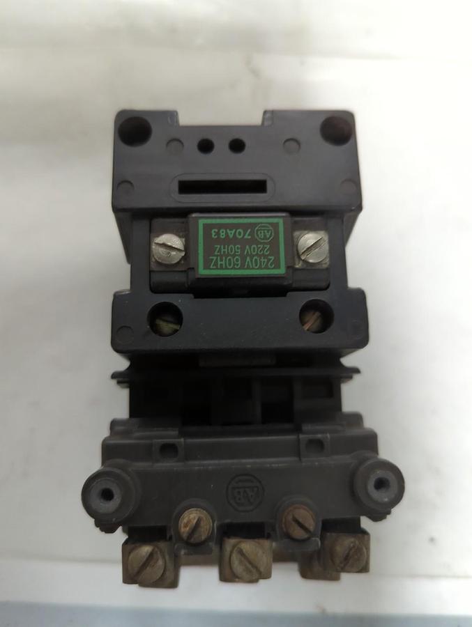 Used ALLEN BRADLEY,702-A0A92,SERIES K SIZE 0 CONTACTOR PRE-OWNED