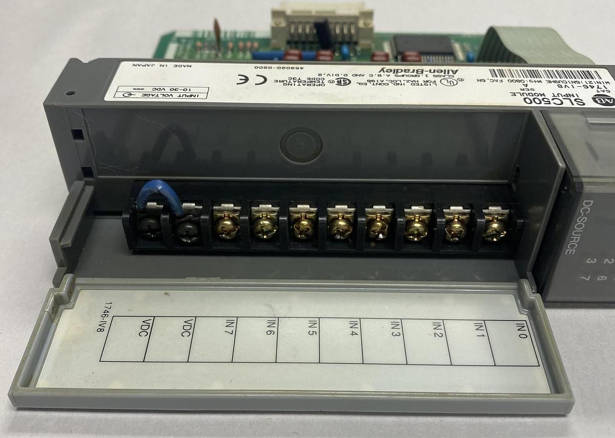Used Allen-Bradley,1746-IV8,Ser A Input Module