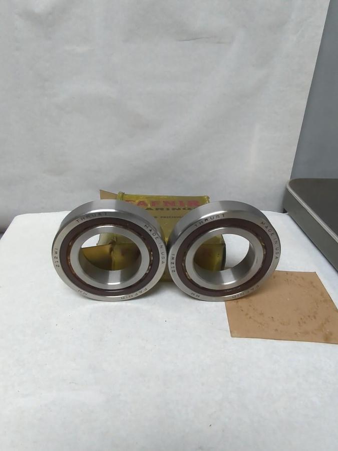FAFNIR,2MM212WI CR DUL,ANGULAR BEARING 2 PCS NOS