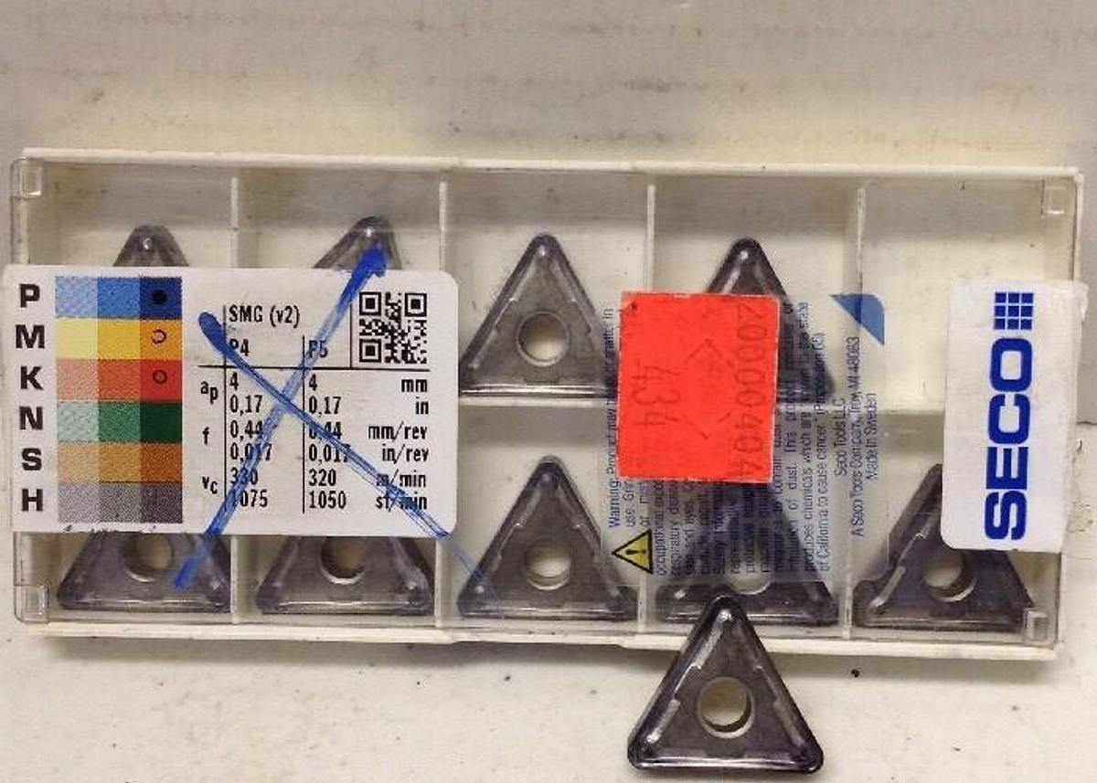 SECO,TNMG220416-M5 TP250,Inserts 10-Pack