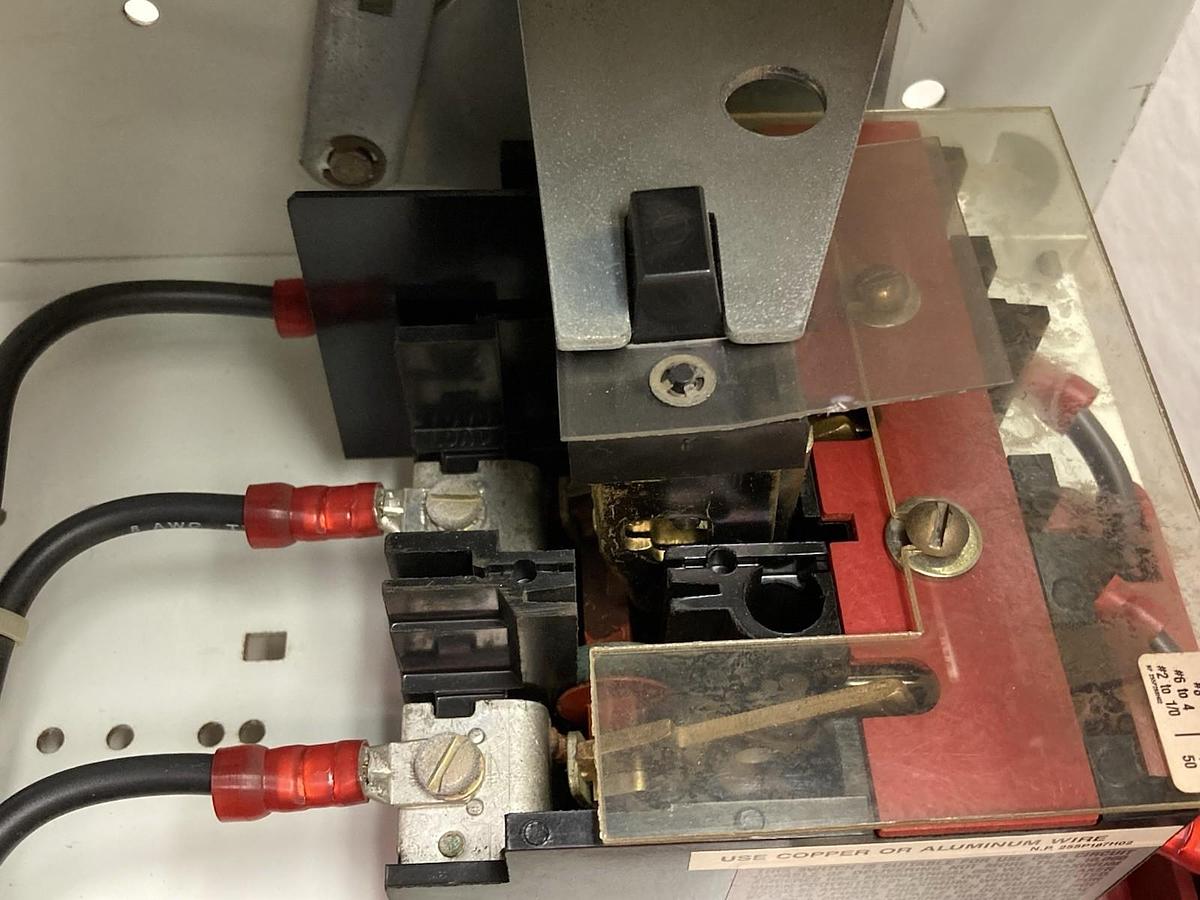 Used Cutler Hammer,60 Amps,12 INCH MCC Disconnect FUSED Feeder Bucket 60A 60Hz 480V