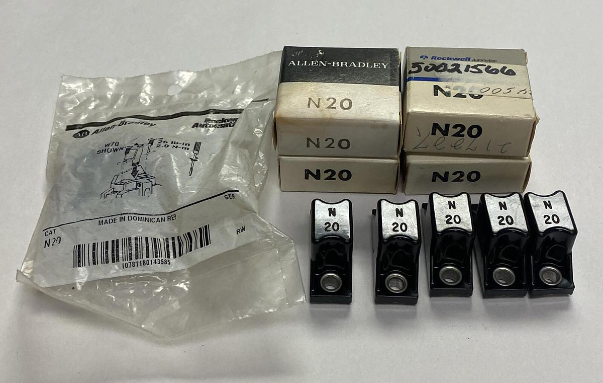 ALLEN BRADLEY,N20,OVERLOAD RELAY HEATER ELEMENT LOT OF 10 NOS
