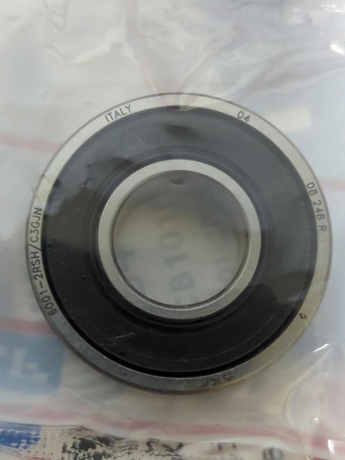 SKF,6001 2RSJEM,DEEP GROOVE BALL BEARING 12X28X8MM LOT OF 11 NOS