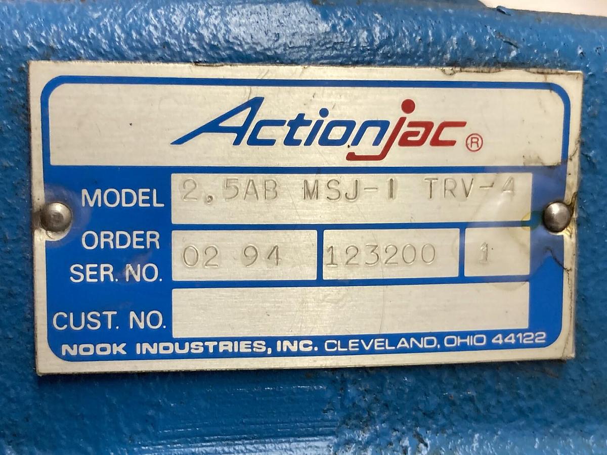 Used Nook,2 5AB MSJ-I TRV-4,Action Jac Screw Jack