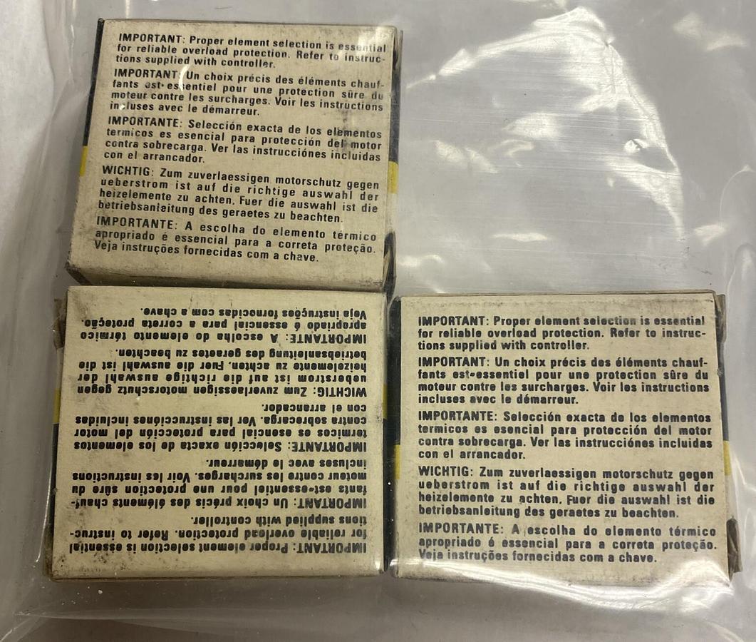 Allen-Bradley,W24,Heater Lot Of 3 NOS