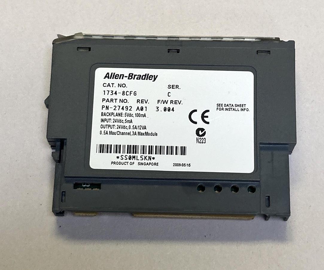 Used ALLEN BRADLEY,1734-8CFG,I/O MODULE