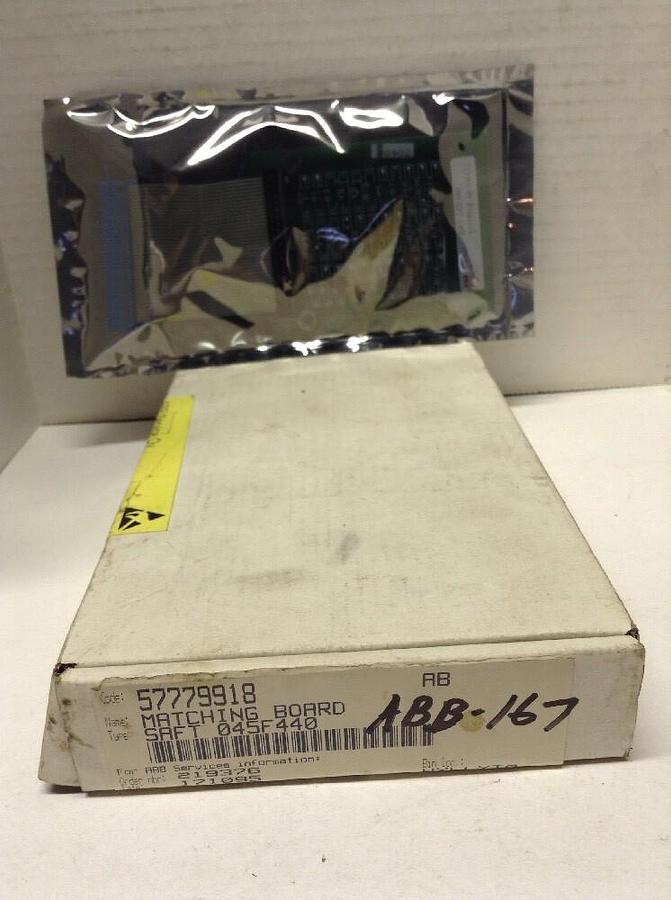 ABB Drives,57779918, Matching Board Type SAFT 045F440 AB 940614