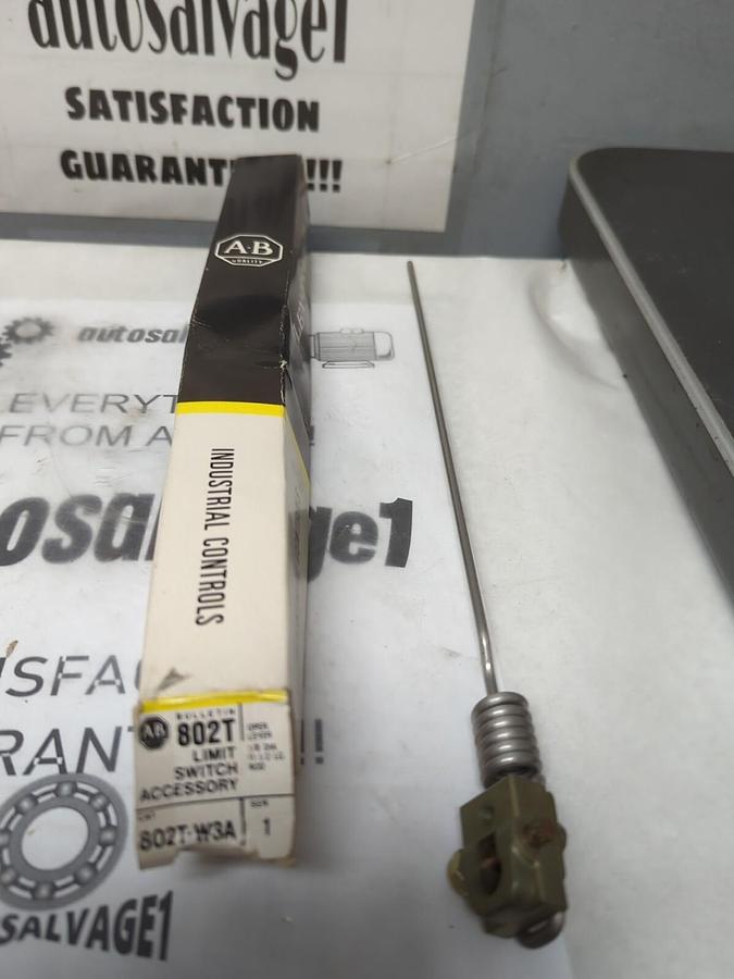 ALLEN BRADLEY,800T-W3A,LIMIT SWITCH LEVER 1/8 IN DIA 11-1/2 IN LNG NOS